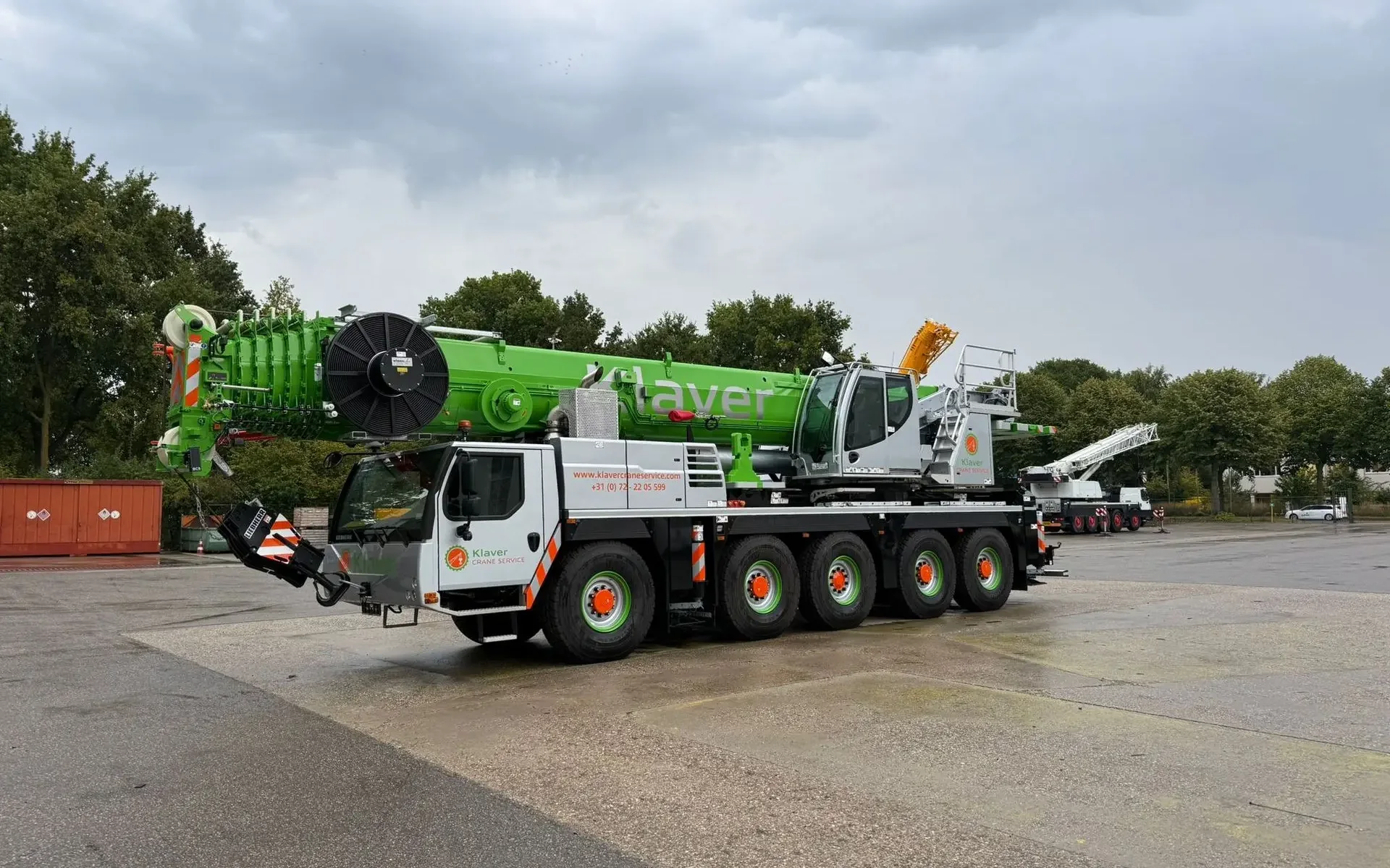 Mobiele telescoopkraan van Klaver Crane Service